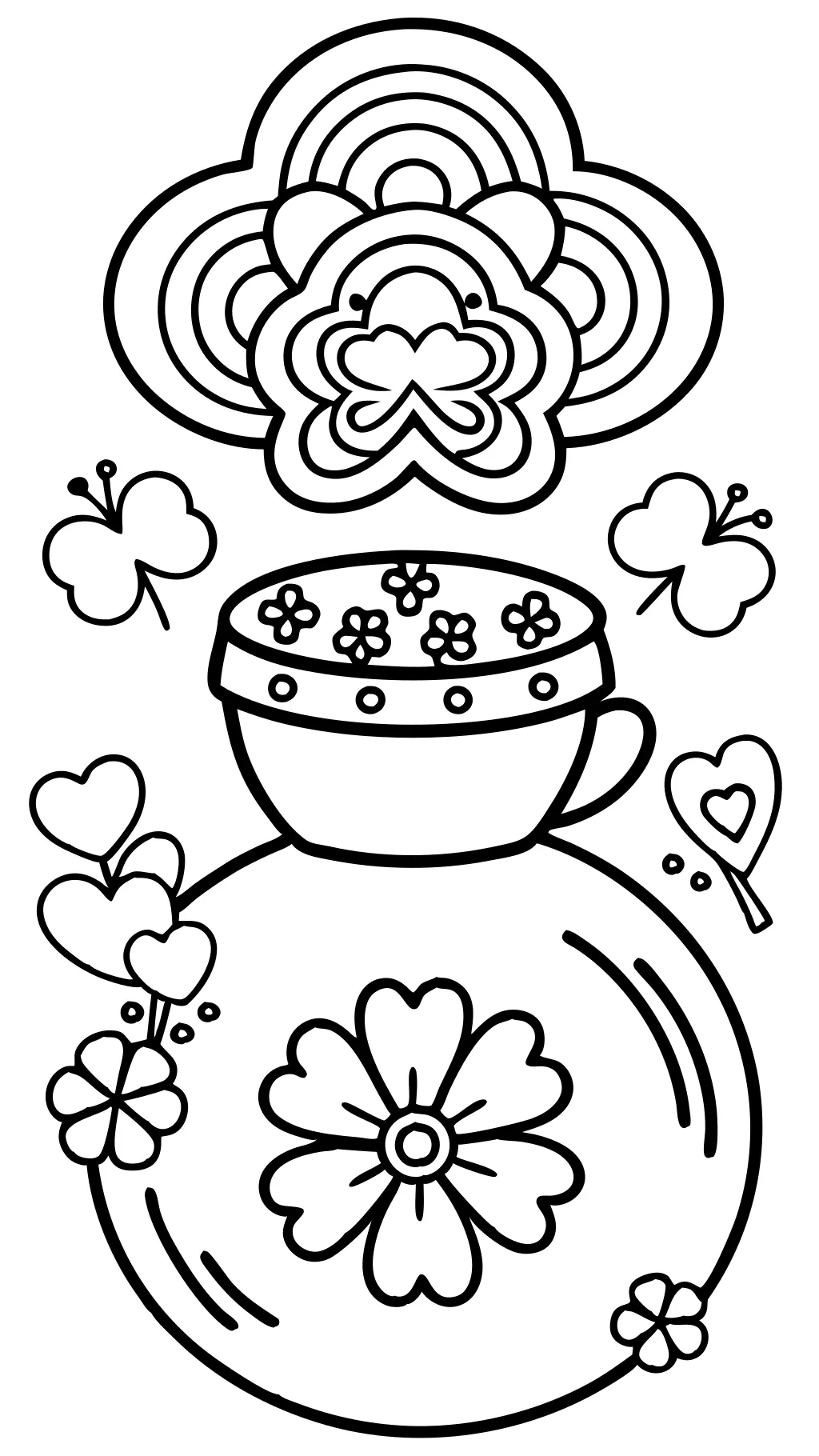 free printable st patrick’s day coloring pages for adults